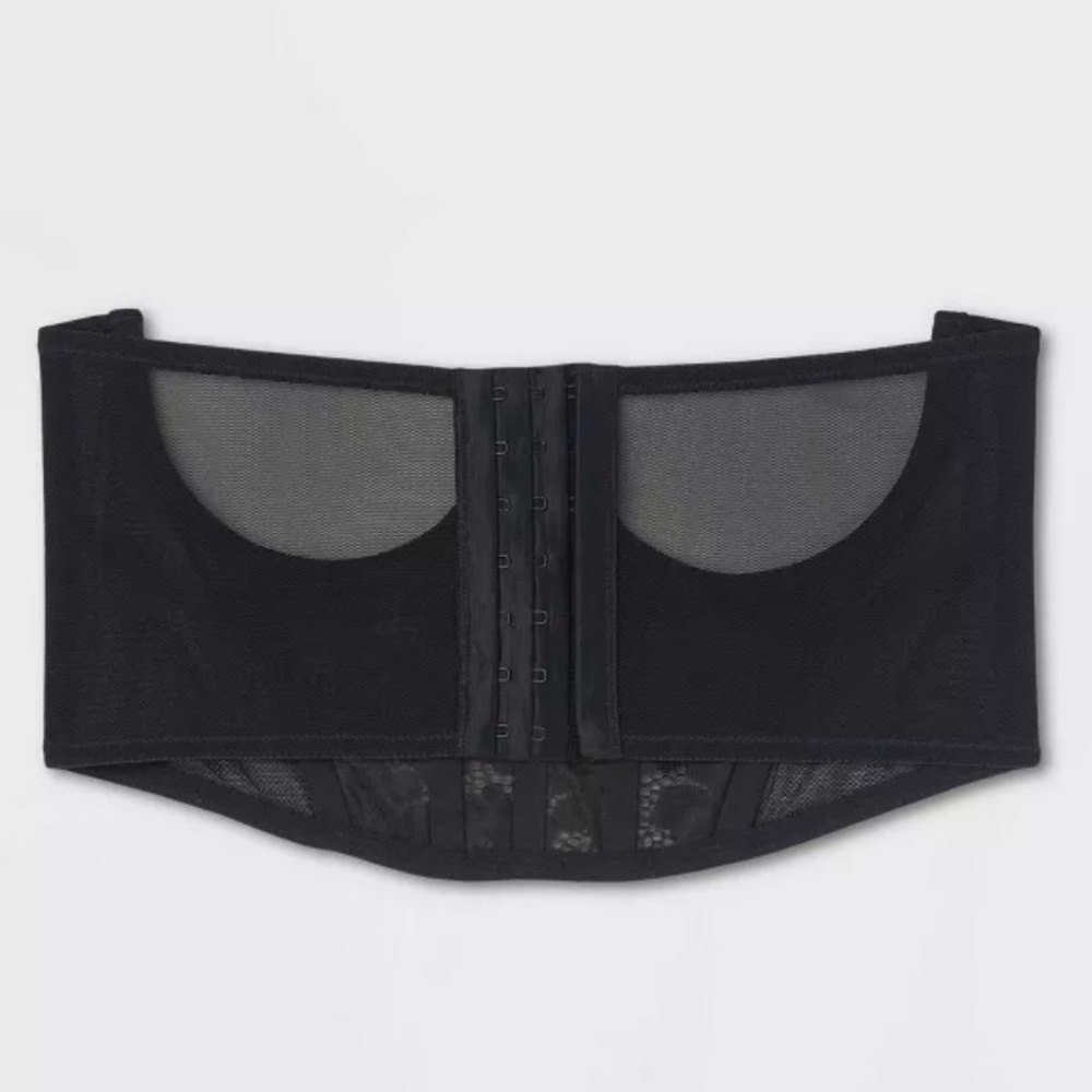Auden Black Lace underbust corset